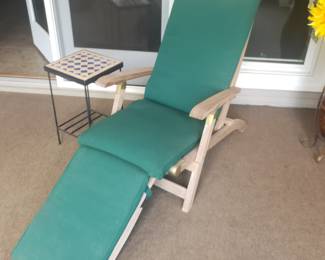 Teak patio chair