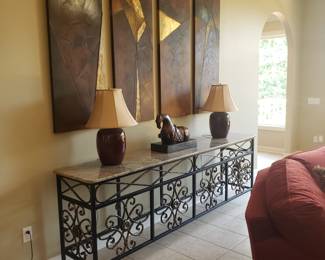 Large console table 
