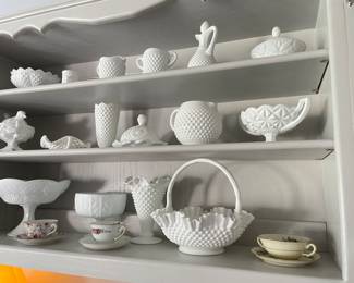 milk glass collection