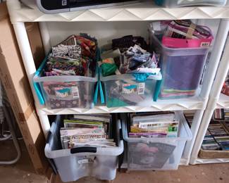 Fabric, crochet books