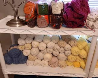 100 of skeins of yarn