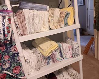 Sheets and towels 