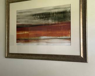 large framed modern art