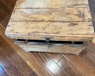 Old antique tool box