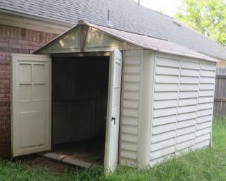 Storage shed - buyer should be prepared to dismantle and move.