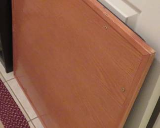 Wooden folding table