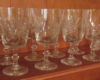 Crystal stemware