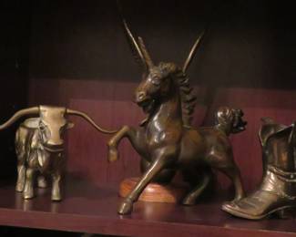 Brass figures