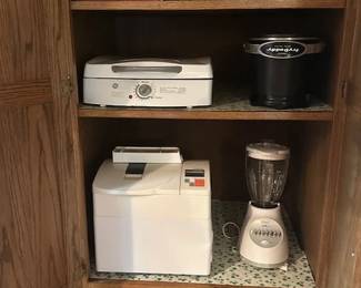 Small Appliances - some old and some have never been used.