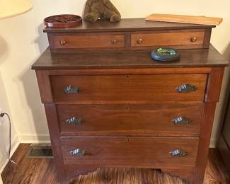 Victorian Chest, 19th century - solid wood.