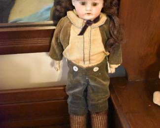 Bisque Head Doll, late 19th century