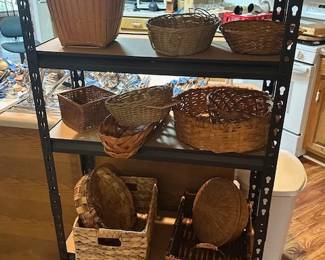 Antique Baskets - all shapes and all sizes.