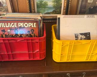 vintage record albums