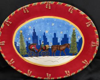 CHRISTMAS IN THE CITY " SANGO" PLATTER