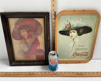 VINTAGE COCA COLA SERVING TRAYS