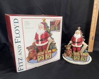 FITZ & FLOYD MUSICAL HOLIDAY COUNTDOWN CALENDAR