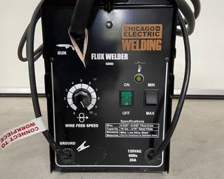 CHICAGO ELECTRIC FLUX WIRE WELDER 110 VOLT 