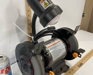 6 " BENCH GRINDER WITH LIGHT 