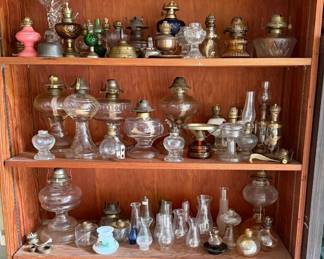 Oil Lamps and globes