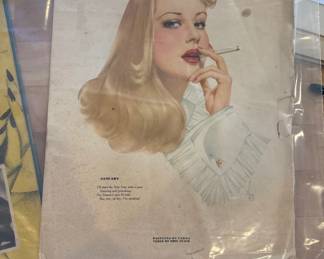 More pinup art.