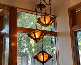 MCM Scandinavian light pendant.