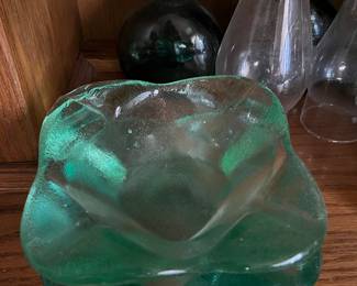 We have art glass and old ash trays from the 1950's -- 1970's! Several really cool ones... PICS TO COME!
