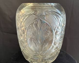 LARGE AMERICAN BRILLIANT VASE