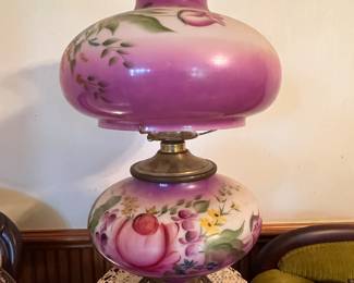HAND PAINTED GONE WITH THE WIND LAMP
