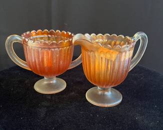 MARIGOLD CREAMER AND SUGAR