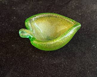 MURANO GLASS LEAF BOWL