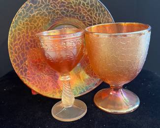 CARNIVAL CRACKLE GLASS