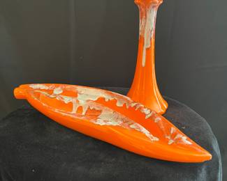 ROYAL HAEGER ASHTRAY (UNMARKED) AND MATCHING LIGHTER