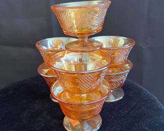 FEDERAL GLASS NORMANDIE SHERBETS