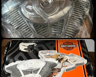 New in box Harley Davidson Die Cast Engine Tray