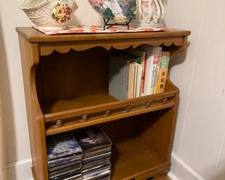 Solid wood bookshelf. 