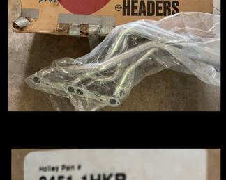 Brand New Hooker Headers for small block Chevy.   These can be bought prior to sale. Contact us for info 
