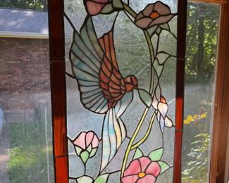 Hummingbird Stain Glass
