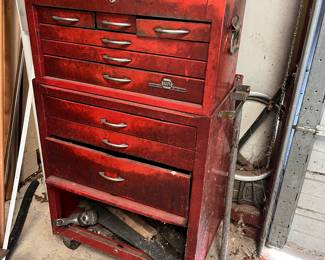 Older Tool Box and Tools