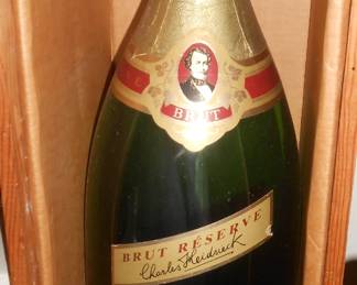 24" champagne bottle