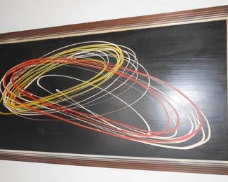 Vintage original abstract painting