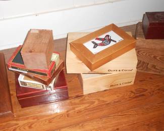 Wooden boxes of all kinds