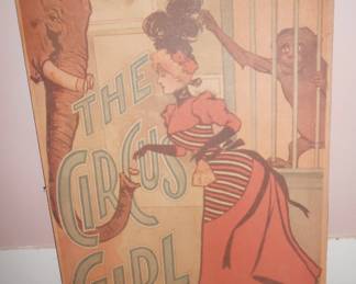 Circus girl canvas
