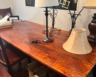 Table 3 chairs and bench