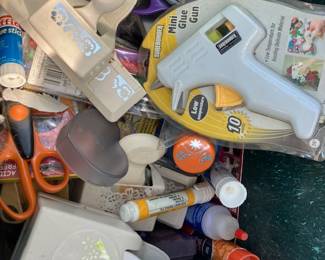 lots of craft supplies