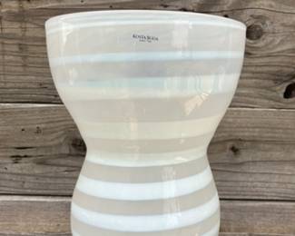 vintage designer vase KOSTA BODA ART GLASS VASE DANISH MODERN