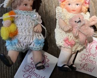 3" perfect condition Almost real dolls