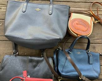 never used coach bags one gucci not real