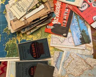 lots of vintage maps. State Farm 1945 war map
