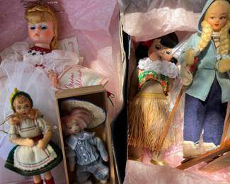 lots of vintage dolls perfect condition Madame Alexander