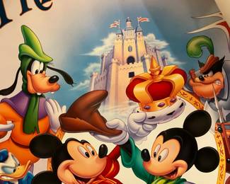 vintage Disney movie poster 40 x 27 multiple